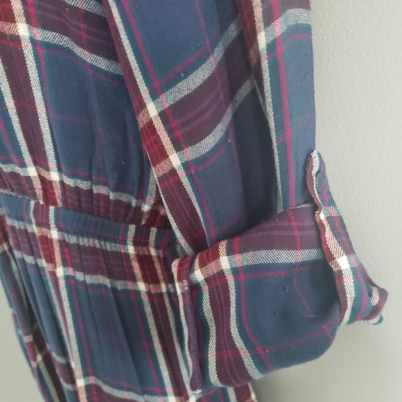 Express Plaid Shirt Dress - Picture 3 of 5